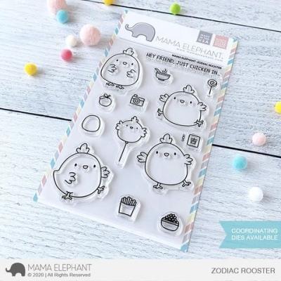 Mama Elephant Clear Stamps - Zodiac Rooster